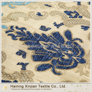 Tissu de tapisserie pour meubles, bleu et blanc, livraison directe depuis l'usine, pour tapisserie - Product Image 5
