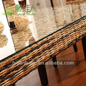 Único al por mayor de bambú de mimbre rattan muebles de jardín conjunto de silla de comedor y reposteria - Product Image 5