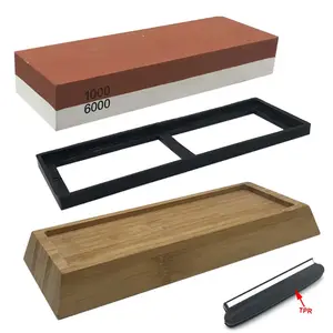 Đá Mài Dao Whetstone Đá Mài 1000 6000 Dụng Cụ Mài Silic Cacbua Thân Thiện Với Môi Trường