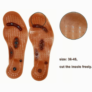 Gran oferta, plantillas de zapatos de masaje magnético de acupuntura terapéutica, plantillas para aliviar el dolor de pies de corte gratuito, suministro sanitario - Product Image 3