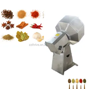 High quality low price automatic fried chicken seasoning mixing machine,snack food seasoning mixing machine