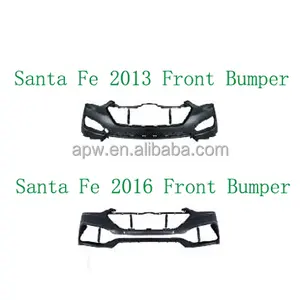 Primer frente preta amortecedora para hyundai santa fe2013 2016