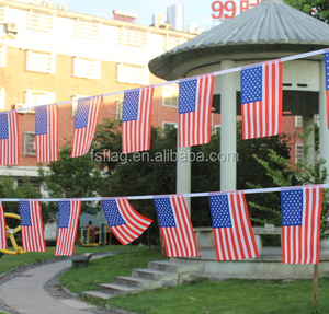 100% Polyester American <strong>Flag</strong> Bunting <strong>String</strong> Country-Designed Country Category Product - Product Image 2