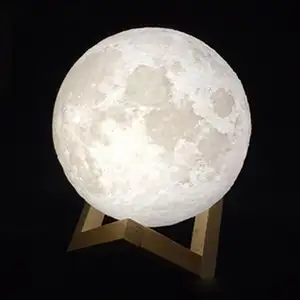 Fornitore della cina LED 3D Stampa Luna Lampada