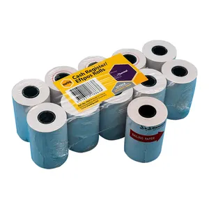 2 1/4 3 1/8 "x 230 '2 1/4" x 50' bpa-free carta termica per ricevute rotolo fino a rotoli di carta termica