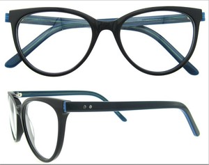 2015 más popular de anti - fatiga miopie negro gafas de mujer de moda gafas de forma de ojo de gato Johnny Depp anteojos CE & FD - Product Image 3