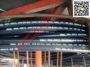 AEROFLEX SEMPERIT SUNFLEX <span class=keywords><strong>MANULI</strong></span> GOODYEAR POLYFLEX PARKER DUNLOP <span class=keywords><strong>HYDRAULIQUE</strong></span> TUYAU/TUYAU EN CAOUTCHOUC/INDUSTRIELLE TUYAU R1 R2 - Product Image 1
