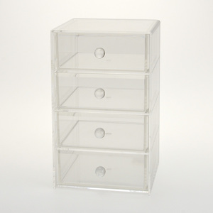 Meilleur choix Boîtes à bijoux en acrylique transparentes écologiques modernes à 4 niveaux - Product Image 1
