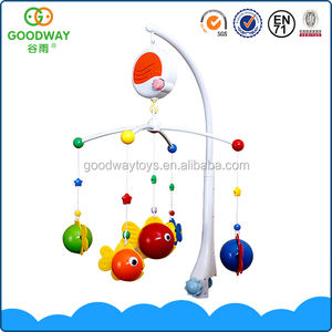 12 chansons coloré mignon poissons musicale hanging bébé cribe jouets - Product Image 1