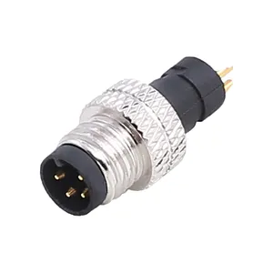 Conector Circular CE ROHS 2 3 4 5 6 7 8 9 10 12 pines IP67 IP68 M8 M12 M16 conector circular