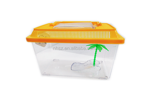 En plastique De Démarrage Aquarium Fish Tank Reptile Insecte Poisson Rouge Cage Poignée de Transport - Product Image 2