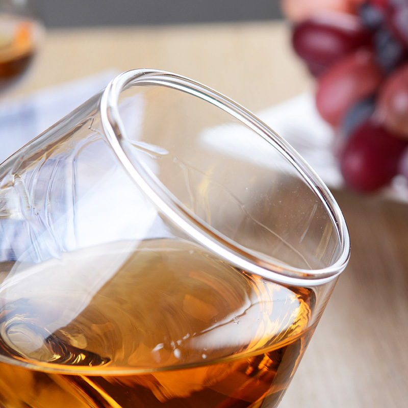 Martell brandy glass,win glass stemware,cheap glass goblet.