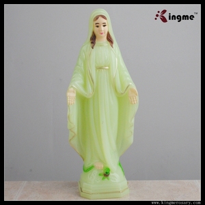 Statues religieuses de la Vierge Marie éclairées pour la décoration de la maison - Product Image 3