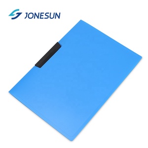 Hardcover <strong>A4</strong> Clear Color <strong>PP</strong> Plastic Presentation <strong>File</strong> Folder with Pivotable Clamp Clip - Product Image 2