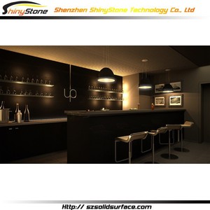 Voguish Sang Trọng Thiết Kế Trong Nhà Bề Mặt Rắn Đồ Nội Thất Sang Trọng <span class=keywords><strong>Home</strong></span> <span class=keywords><strong>Bar</strong></span> Set - Product Image 5