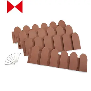 Set Van 4 Plastic Tuin Hek, Flexibele Grenzen-Trim Een Stoep Of Bloem Bed, of Ring Een Boomstam Met Adirondack Stijl