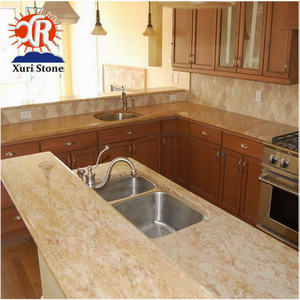 Encimera de Cocina de Granito Amarillo Kashmir Gold Bullnose, Muy Buena - Product Image 2