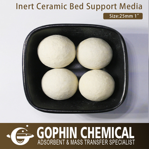 China Proveedor Bola De Cerámica Inerte 25mm Para Soporte de Catalizador de Los Medios de comunicación - Product Image 3