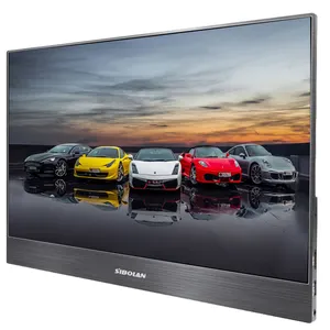 SIBOLAN nuovo monitor per auto all'ingrosso 13.3 pollici Full hd 1080p HDR pannello IPS sottile con altoparlante incorporato monitor poggiatesta per auto