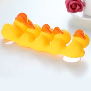 Ronya duck toothbrush holder set for children plastic suction kids toothbrush holder