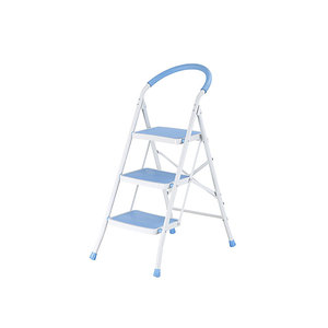 บันไดเหล็กนิรภัยแบบพกพา3ขั้นแข็งแรงดีไซน์สำหรับใช้ในครัวเรือน - Product Image 1