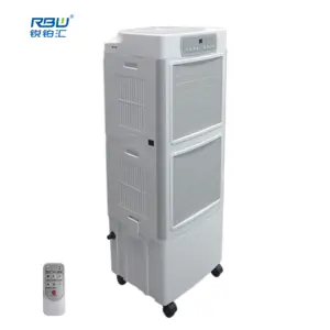Material ABS Universal Rodízio com Freio Explosão Legal Portátil Refrigerador de Ar Evaporativo Refrigeradores De Ar De Água para Casa Sala Elétrica AC