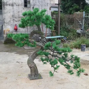 High simulation Chinese pine tree with UV protect and Fire retardant features