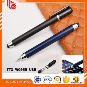 3 en 1 pluma de múltiples funciones, el artículo genuino stylus bolígrafo, usb regalos <span class=keywords><strong>para</strong></span> hombres - Product Image 1