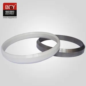 Alta qualidade Tamanho 90mm Anel anéis de carboneto de tungstênio/cerâmica branca/anel de cerâmica para a máquina de Impressão da Almofada Do Copo da Tinta