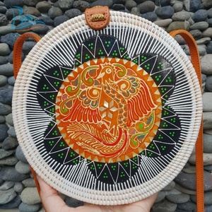 กระเป๋าหวายสะพายไหล่โบฮีเมียนจากเวียดนาม - Product Image 5