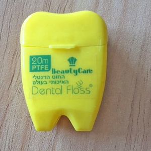 Forma del dente Dentista Regalo Prodotto Dentale Portachiavi Filo Interdentale Sapore di Menta Per Via Orale di Pulizia