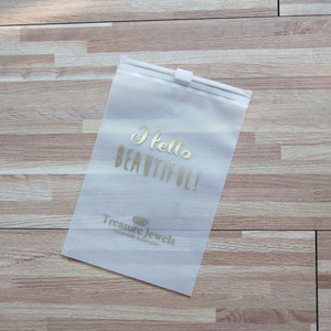 Thân Thiện Với Môi Tùy Chỉnh In Rõ Ràng Zip Khóa Nhỏ Túi Nhựa Đóng Gói Cho Đồ Trang Sức - Product Image 3