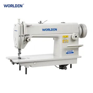 WD-6150 Yüksek Hızlı Tek Iğne Lockstitch T shirt Kot Endüstriyel Tipik DİKİŞ MAKİNESİ