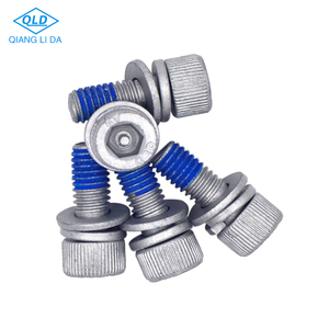 Knurl xi lanh đầu ổ cắm vít với pin ổ đĩa đầy đủ chủ đề lắp ráp vít với máy giặt sơn SUS chống trộm bu lông - Product Image 4