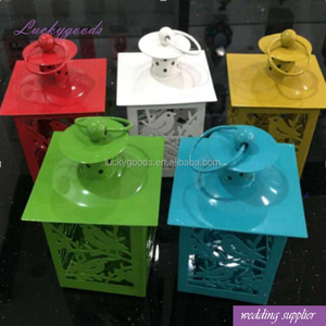 LDJ787 Classic White Decorative <strong>Candle</strong> <strong>Holder</strong> <strong>Lanterns</strong> Wholesale - Product Image 1