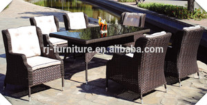 <span class=keywords><strong>El</strong></span> <span class=keywords><strong>hotel</strong></span>/pub de alta- final/restaurantes de lujo/reunión de la mesa/silla/pura artesanía manual de tejido pe muebles - Product Image 1