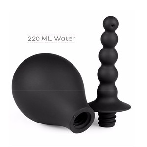 Enema <span class=keywords><strong>ducha</strong></span> vaginal Butt plug anal culo coño Cleaner juguetes sexuales - Product Image 4