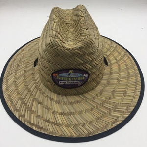 Designer <strong>Straw</strong> Hat Life Guard Sun Australia Lifeguard Safari Embroidered Panama Woven Big Hand Made <strong>Fedora</strong> Men - Product Image 4