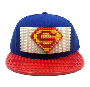 Custom Geruhen Spielzeug Ziegel Snapback Hüte Bausteine Snapback Kinder Kappe - Product Image 4