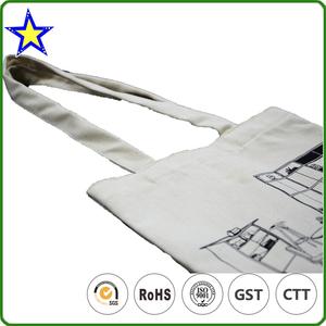 Haute Performance <span class=keywords><strong>custom</strong></span> logo imprimé toile de coton sac à main sac fourre - tout - Product Image 4