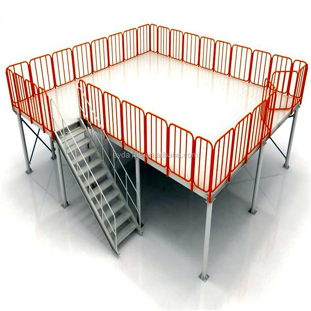 Entrepôt De Stockage En Acier Résistant Adapté Aux Besoins du client Plate-Forme de Structure