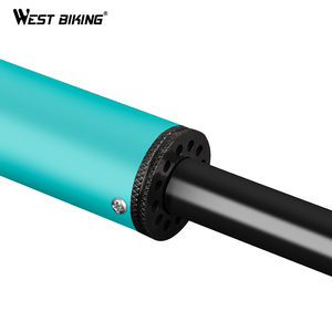 Pompe à air pour vélo WEST BIKING 120/160 PSI, corps en <span class=keywords><strong>acier</strong></span>, pompe manuelle portable pour vélo de montagne, vélo de route, moto, pompe à air pour pneus de vélo - Product Image 5