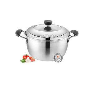 Productos promocionales al por mayor de acero inoxidable de china sopa ollas conjunto de utensilios de cocina conjunto - Product Image 1
