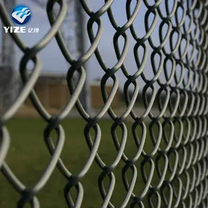 Anping YIZE Good Selling Factory Galvanized Chain Link Fence For Sports Ground Chain Link Fence For Sale