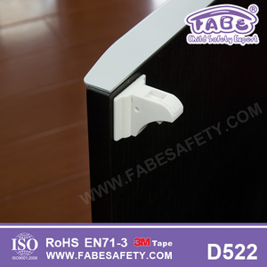 Fabe D522 OEM Paquet Bébé Adhésif Montage Magnétique Aimant Armoire Tiroir Verrouillage de Sécurité pour Enfants - Product Image 4