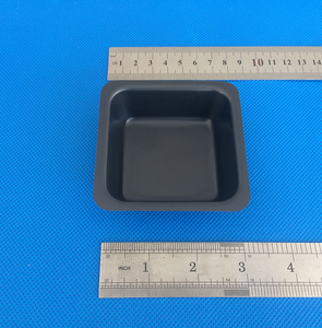 Báscula de laboratorio Bandejas de plástico desechables de tipo cuadrado antiestático negro - Product Image 5