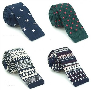 Cà Vạt Nam Dệt Kim Nhiều Màu Sọc - Product Image 1
