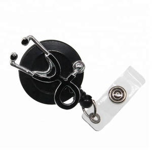 حامل شارة التمريض الطبي المينا المعدنية على شكل سماعة القفل قابل للطي ملحقات الممرضات حامل الشارة الزخرفية الموحدة - Product Image 5