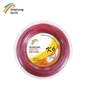 Senar Raket Tenis Panjang Heksagonal, Tali Raket Tenis Panjang Pilin Heksagonal K6 17G/1.25Mm - Product Image 3