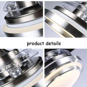 Moderno 42 "Invisibile <span class=keywords><strong>Ventilatore</strong></span> A Soffitto Luci <span class=keywords><strong>LED</strong></span> Lampadario Infissi - Product Image 2